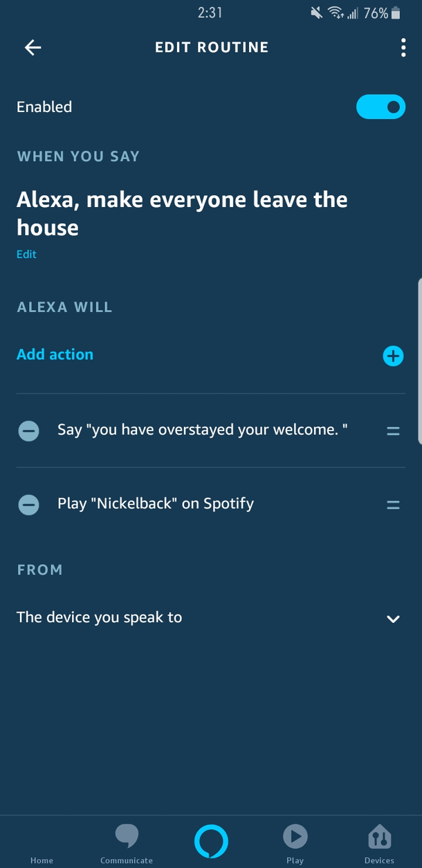 This Alexa routine will come in handy this summer