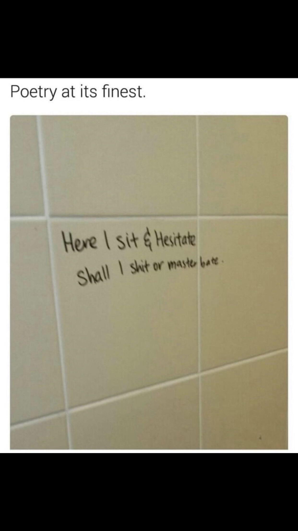 This amazing wall poem