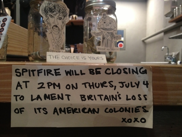 This American coffee shop is celebrating differently this th of July