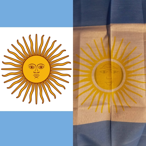 This Argentinian flag
