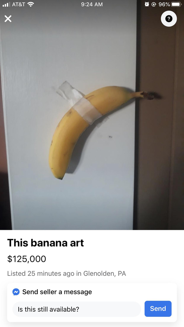 This banana art