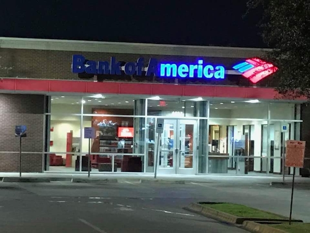 This bank in Texas has a strange marketing strategy