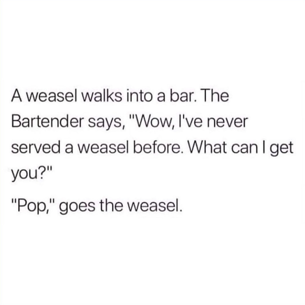 This bar joke caught me by surprise