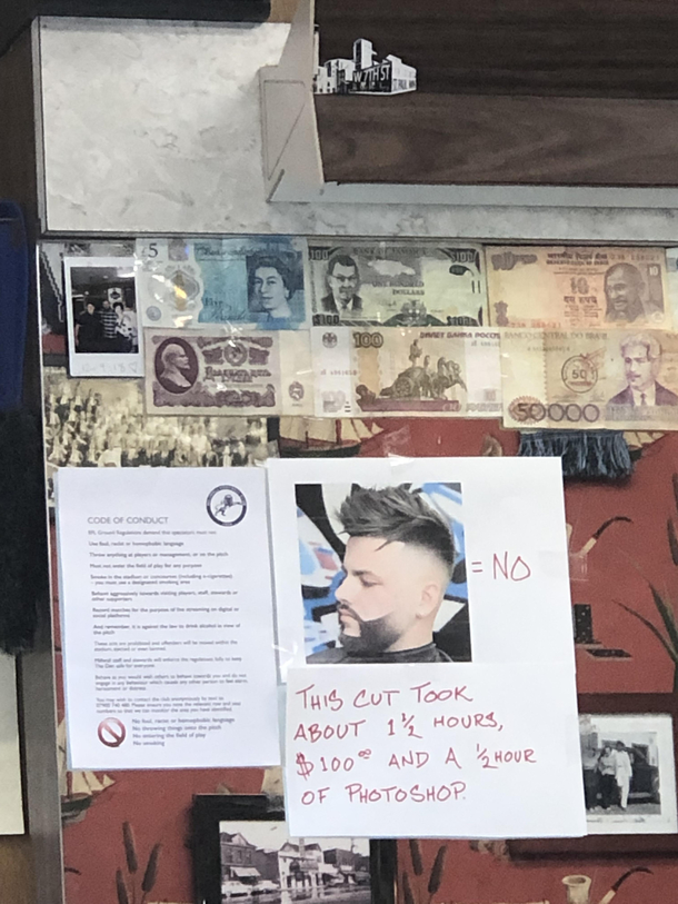 This barber is sick of your shit