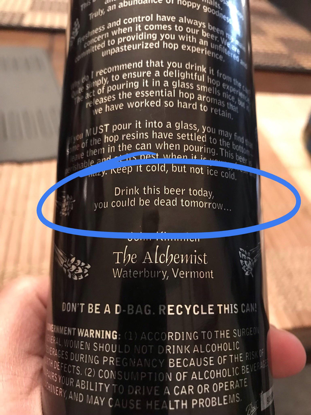 This beers motivational speech
