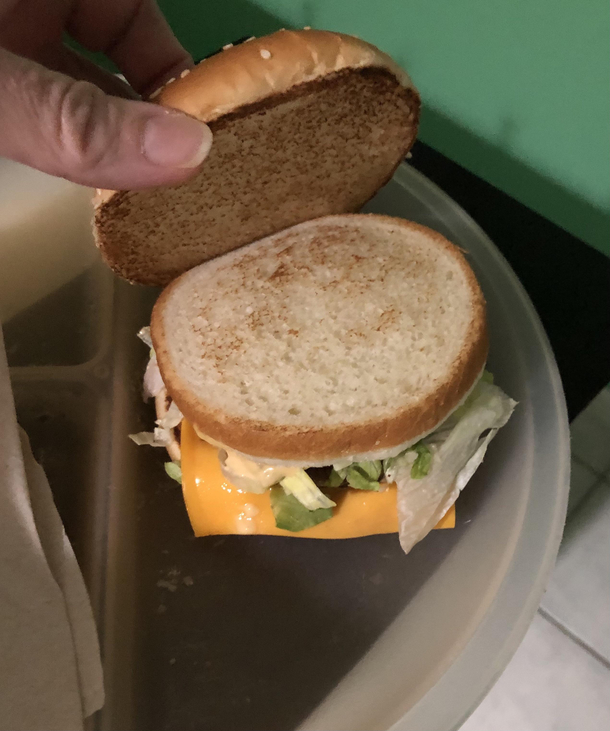 This Big Mac Its all there just all on one side