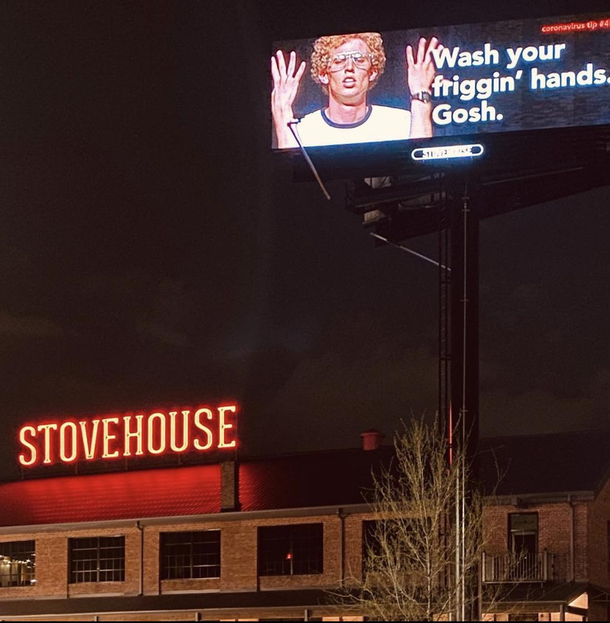 This billboard sign