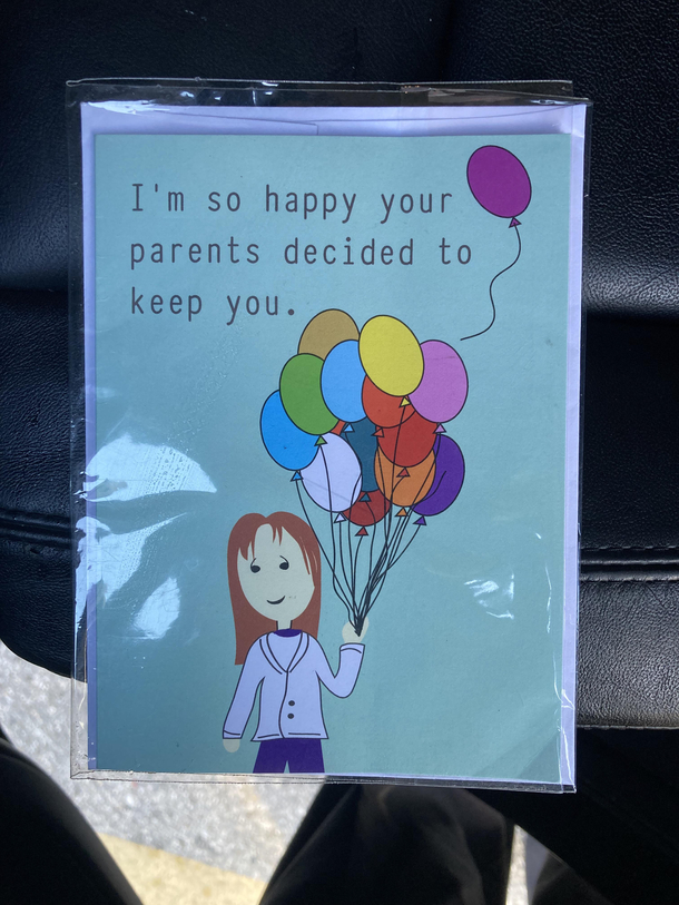This birthday card I found