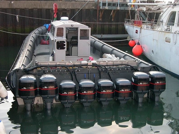 This boat is going places