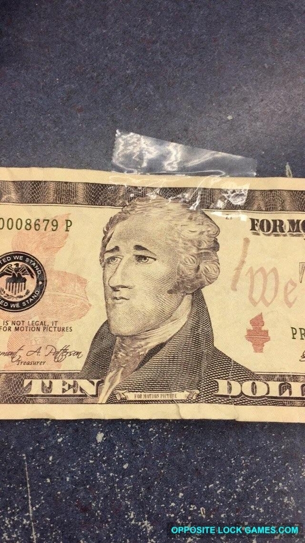 This bootleg ass counterfeit Hamilton