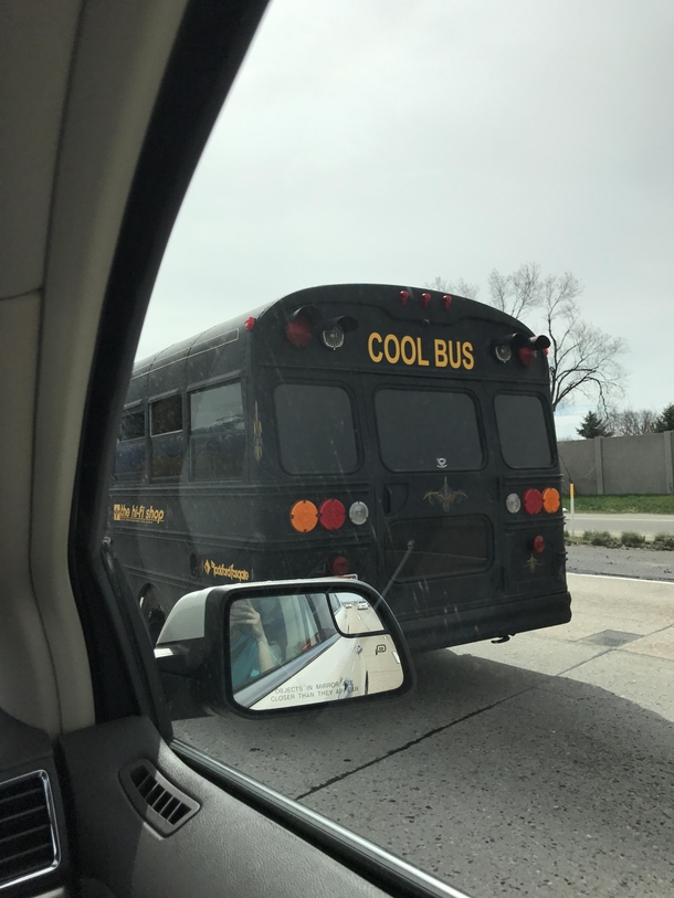 This bus is too cool for school