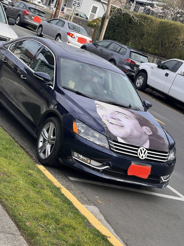 This car I saw on the way home from work