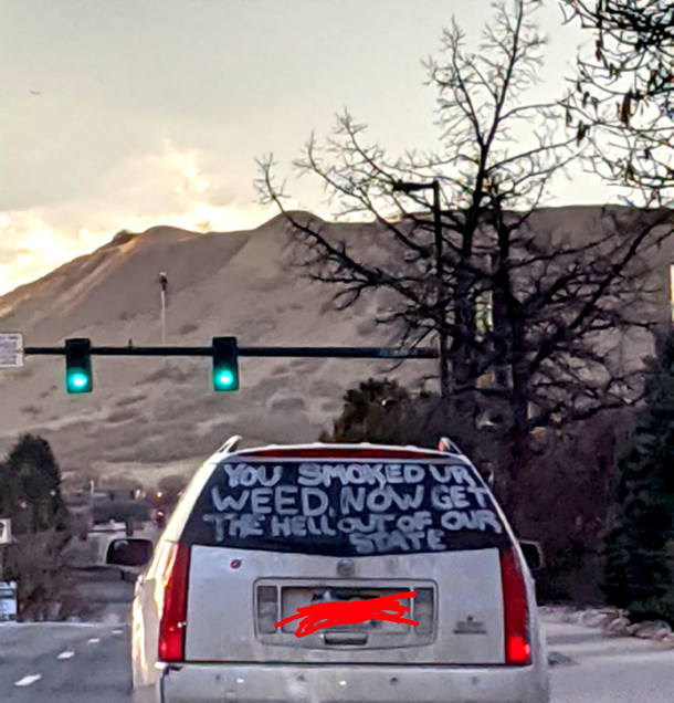 This car that I found in my hometown Colorado