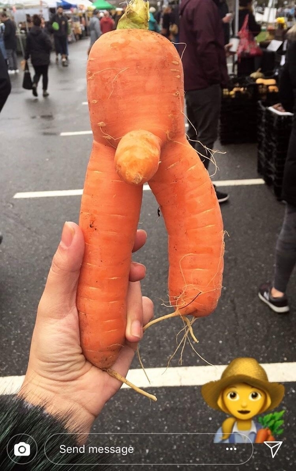 This carrot my friend found at the farmers market