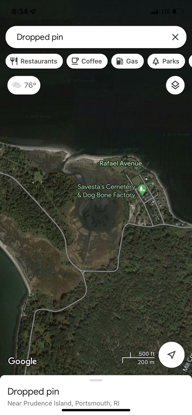 This cemetery on Prudence Island