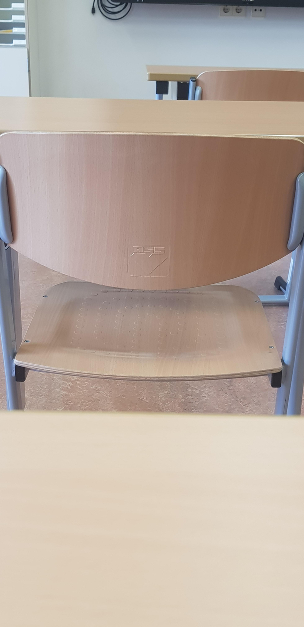 This chair even comes with instructions on the back