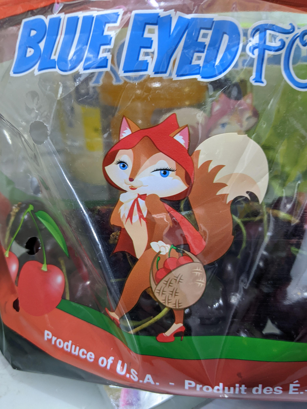 This cherry mascot needs to calm down