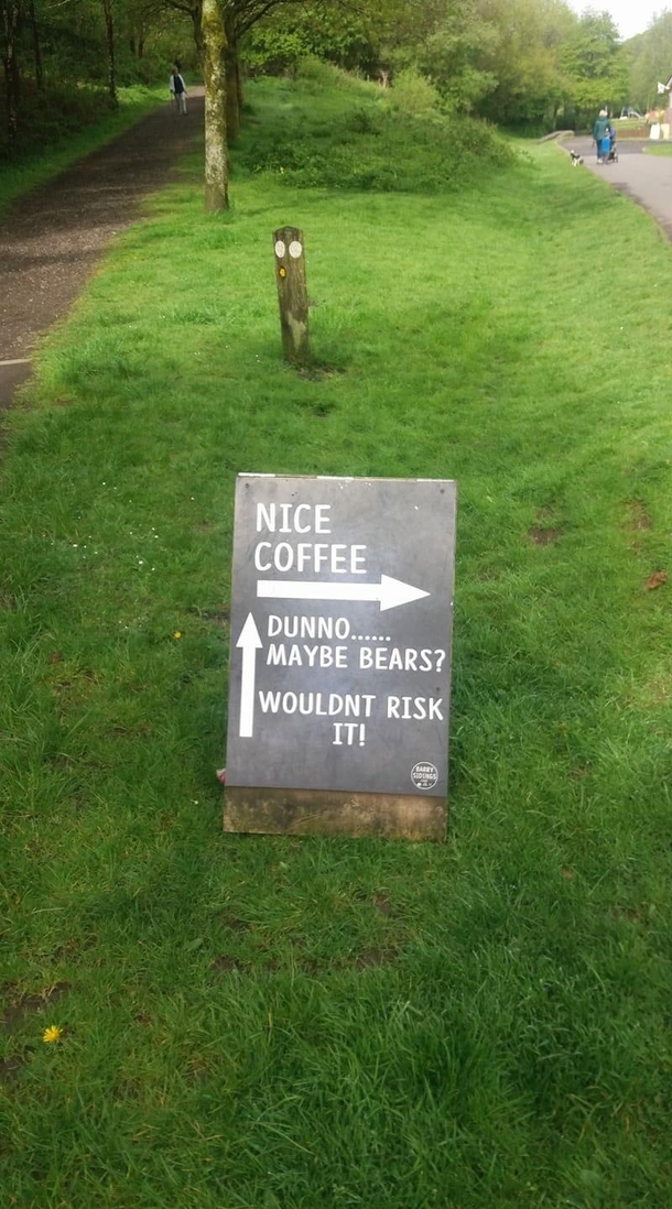 This coffee shop sign