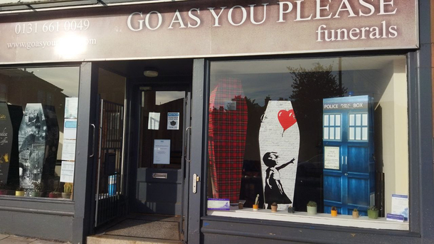 this coffin store spotted at edinburgh