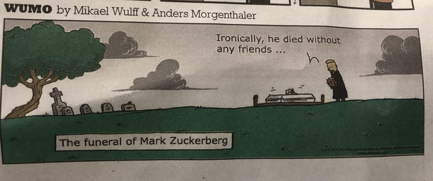 This comic in the newspaper