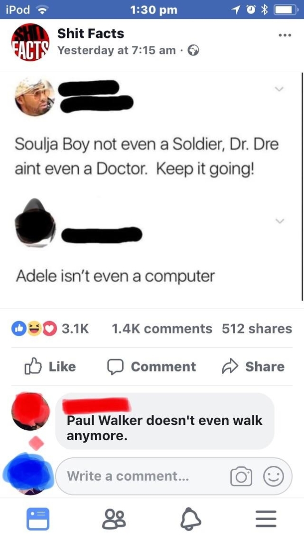 This comment got me 