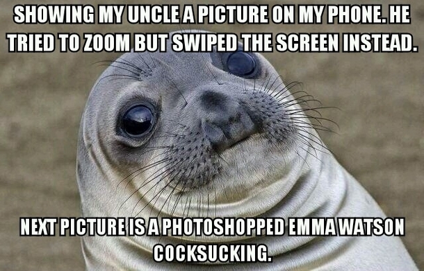 This conversation got awkward fast