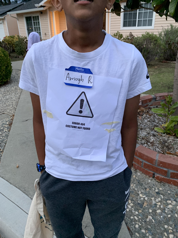 This costume I saw today