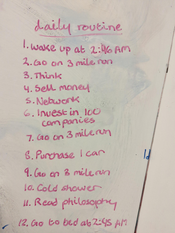This daily routine