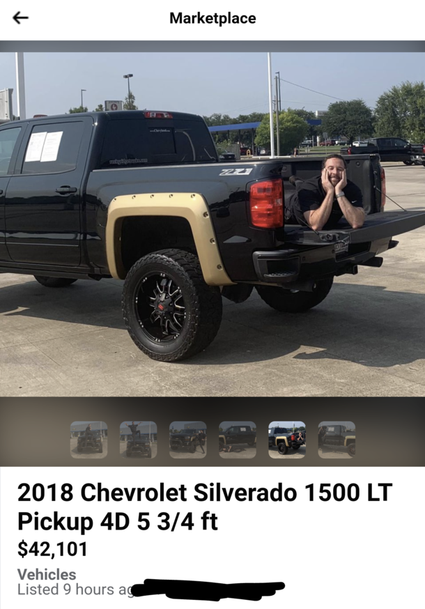 This dealership listing on Marketplace gave me a generous laugh