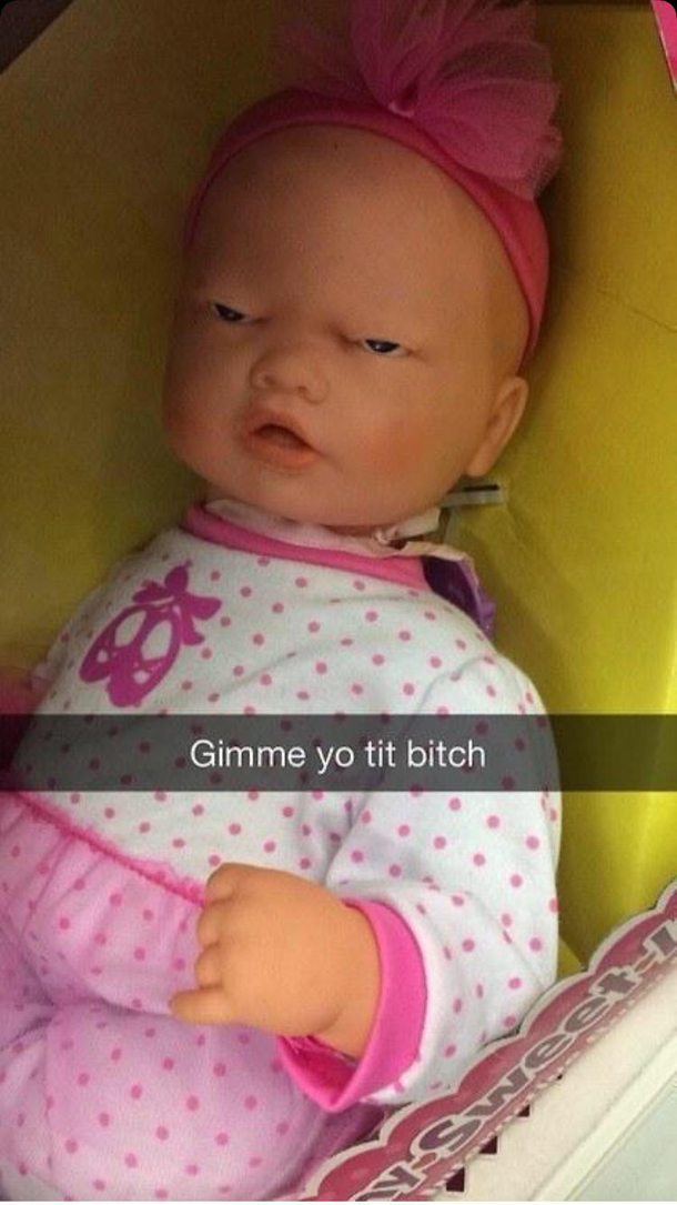 This doll needs to chill