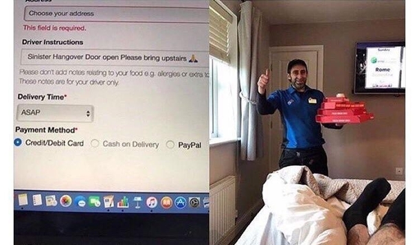 This Dominos driver is the real hero