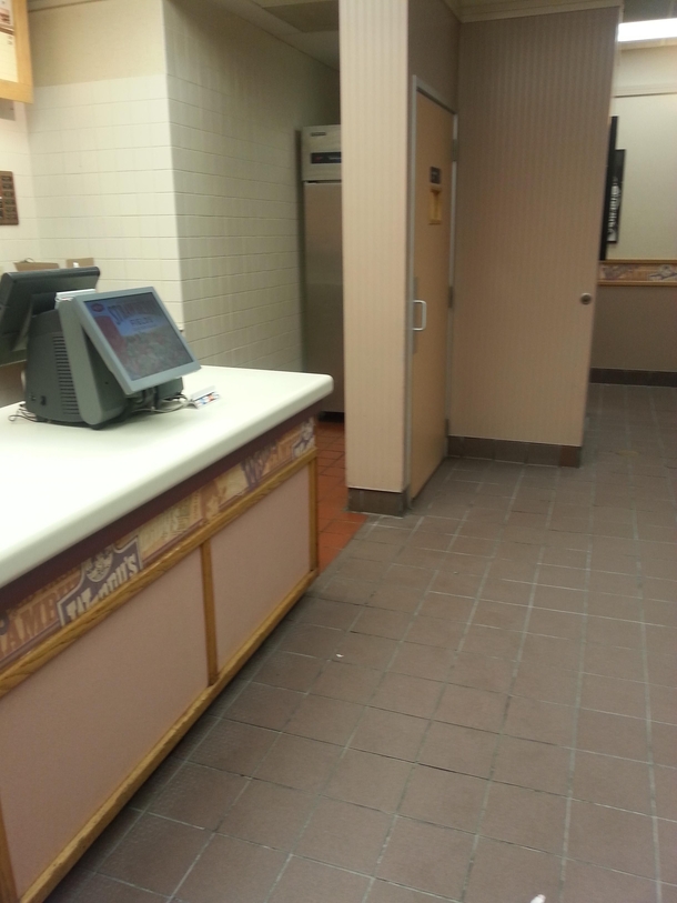 This door is fucking useless -old man to Wendys manager