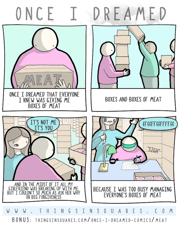 this dream turned into a comic