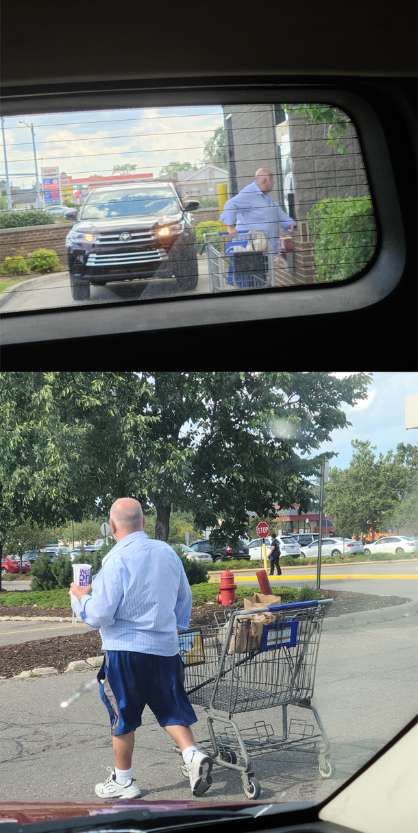 This Dude Rolled Up Behind Me at the Drive-Through