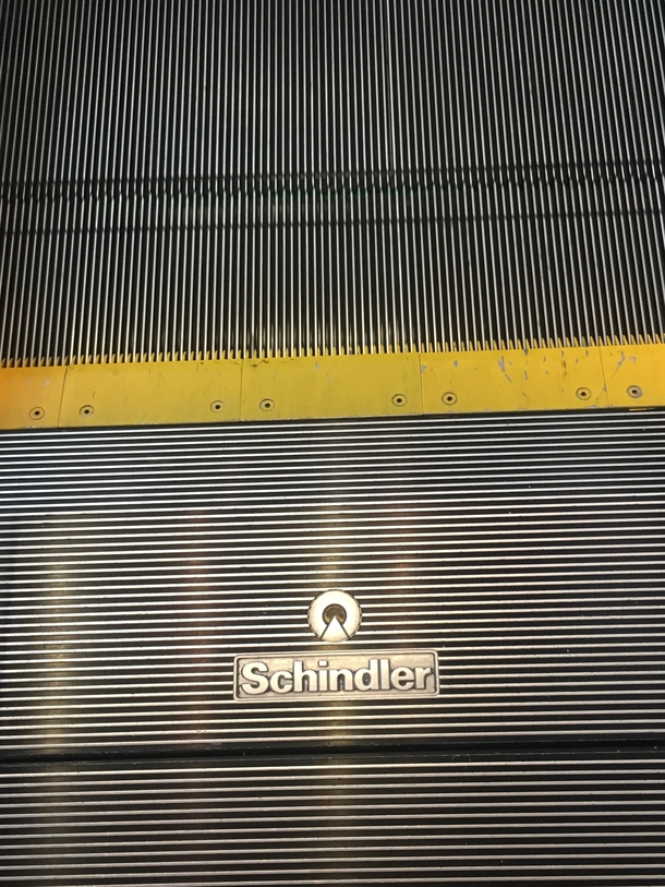This escalator Schindlers Lift