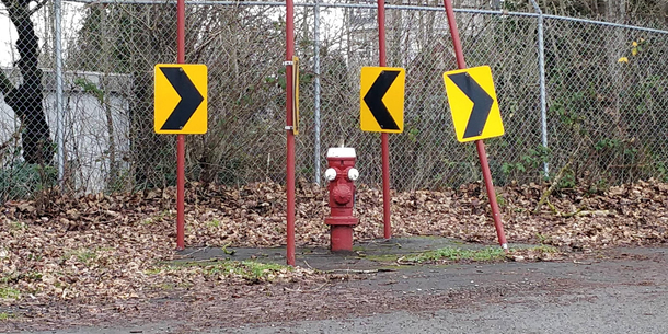 This fire extinguisher is overwhelmed by lifes directions