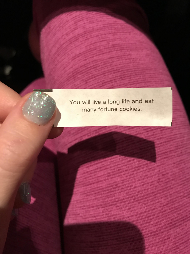 This fortune cookie I found