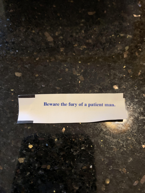 This fortune is haunting