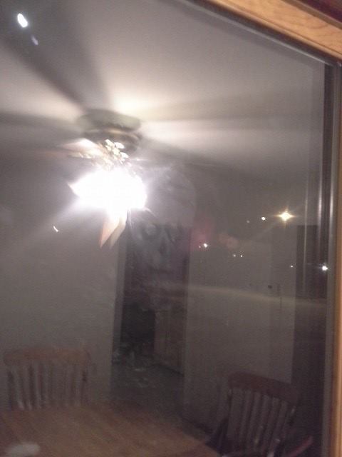 This freaked me the hell out until I realized it was just residue from a Halloween decoration