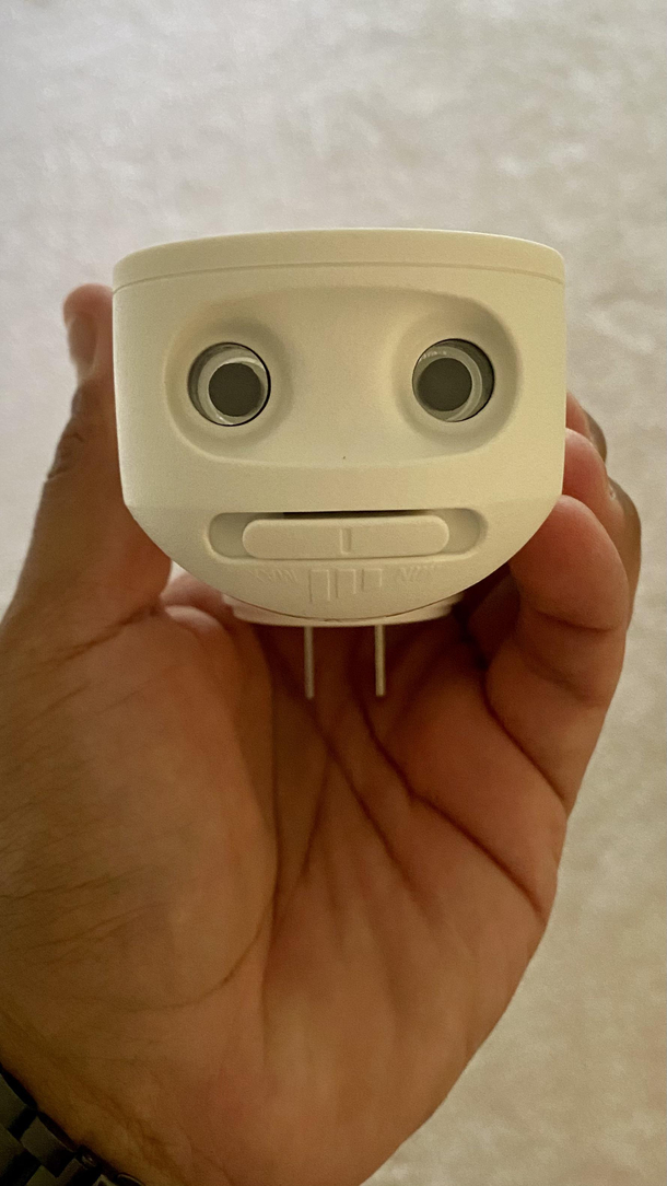 This frightened Febreze plug in I just bought