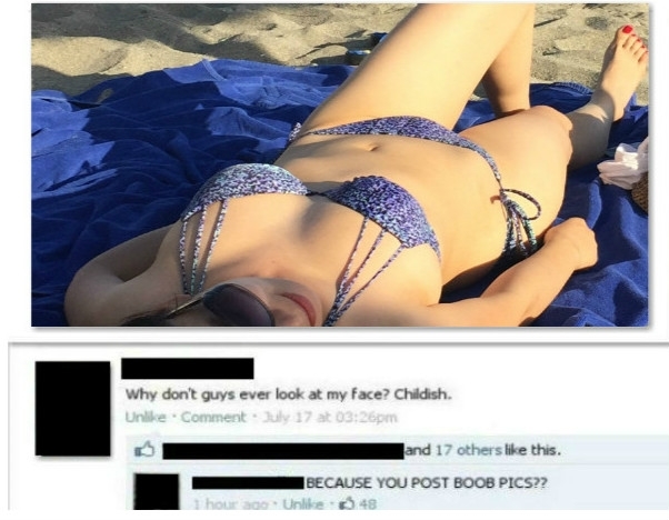 This girl thinks men are childish