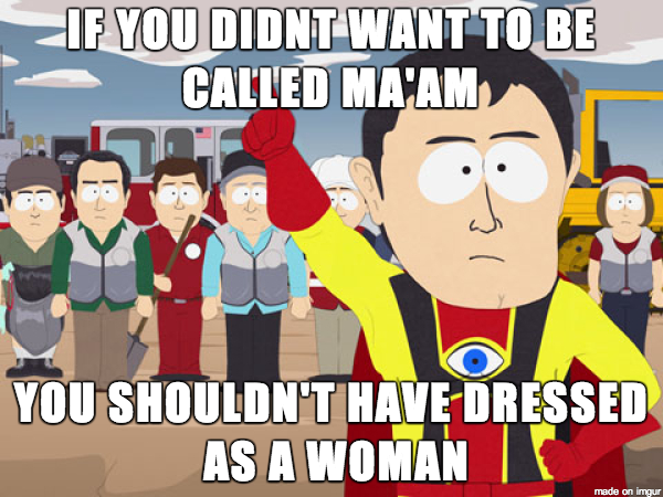 This Goes Out To The Cross Dressing Man That Came Into My Store