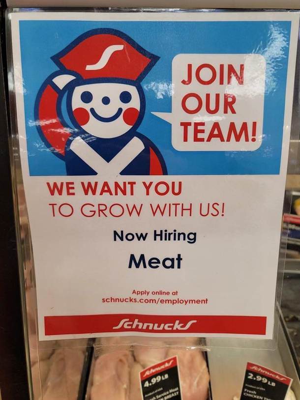 This grocery store is really de-humanizing their potential employees