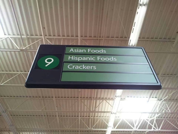 This grocery store might be racist