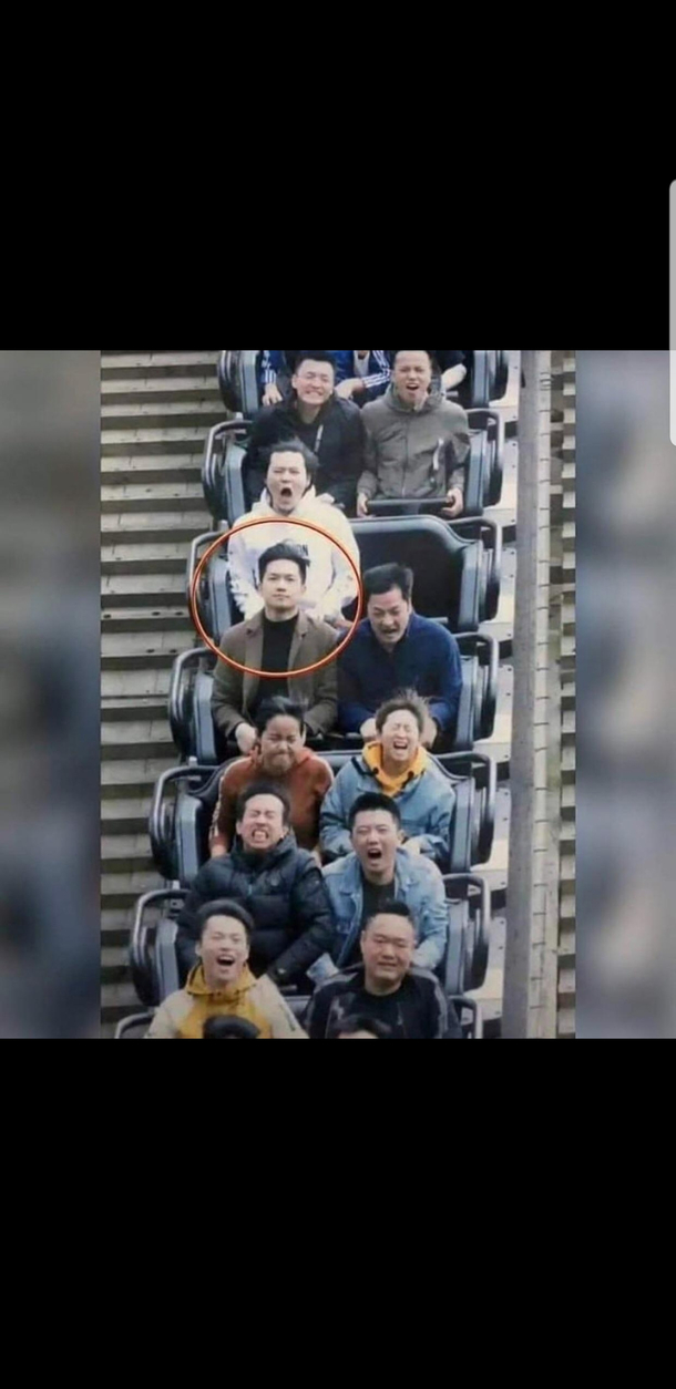 This guy is a air force pilot Unfazed