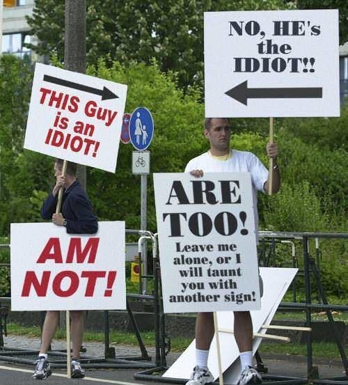 This Guy is an idiot