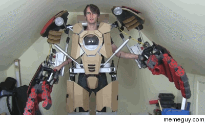 This guy is building a Hulk Buster Iron Man