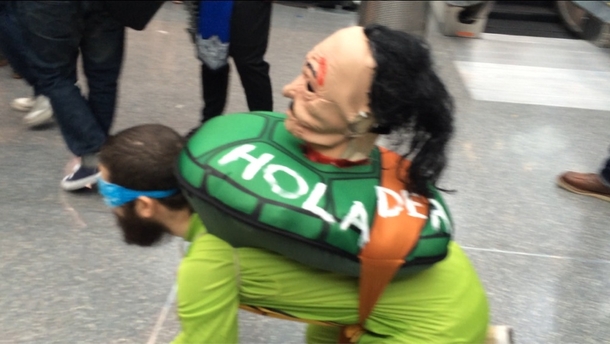 This guy must have been crawling for at least two hours 