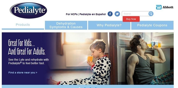 This guy on the Pedialyte website is clearly hungover