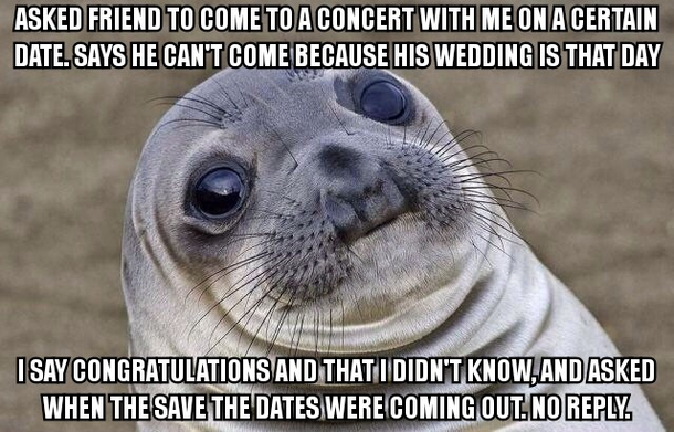 This happened in  Needless to say I stopped speaking to the asshole altogether